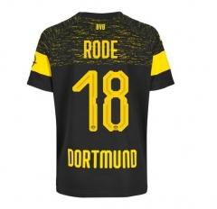 18-19 Borussia Dortmund Rode 18 Away Soccer Jersey Shirt