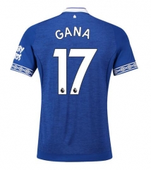 18-19 Everton Gana 17 Home Soccer Jersey Shirt