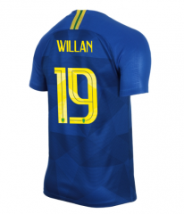 Brazil 2018 World Cup Away Willian Borges Soccer Jersey Shirt