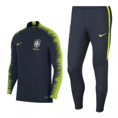 Brazil FIFA World Cup 2018 Training Suit Green Stripe + Pants