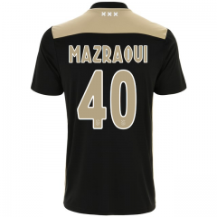 18-19 Ajax noussair mazraoui 40 Away Soccer Jersey Shirt
