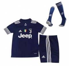 Children 20-21 Juventus Away Soccer Full Kits