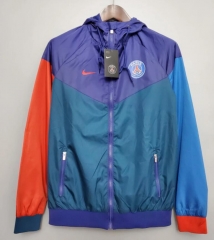 21-22 PSG Colorful Windrunner Hoodie Jacket