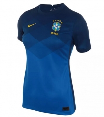 Women 2021 Brazil Away Soccer Jersey Shirt