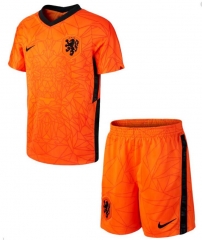 2020 EURO Netherlands Home Soccer Uniforms