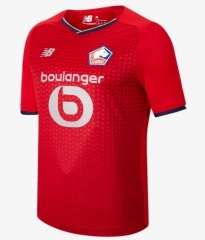 Player Version 21-22 Lille OSC Home Soccer Jersey Shirt
