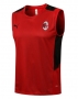 21-22 AC Milan Red Vest Shirt