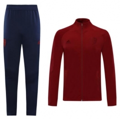 20-21 Arsenal Wine Red Jacket and Pants