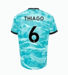 Thiago Alcantara 6 Liverpool 20-21 Away Soccer Jersey Shirt