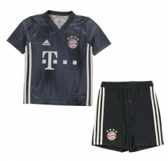 18-19 Bayern Munich Third Children Soccer Jersey Kit Shirt + Shorts