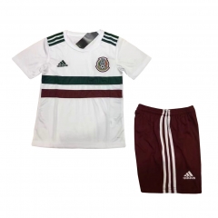 Mexico 2018 FIFA World Cup Away Children Soccer Kit Shirt And Shorts
