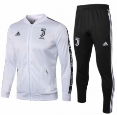 18-19 Juventus White Anthem Training Suit (Jacket+Trouser)