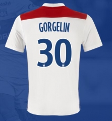 18-19 Olympique Lyonnais GORGELIN 30 Home Soccer Jersey Shirt
