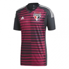 18-19 Sao Paulo FC Goalkeeper Black Soccer Jersey Shirt