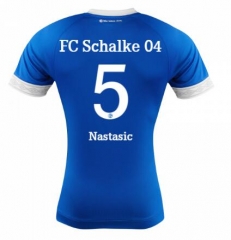 18-19 FC Schalke 04 Matija Nastasic 5 Home Soccer Jersey Shirt