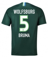 18-19 VfL Wolfsburg BRUMA 5 Home Soccer Jersey Shirt