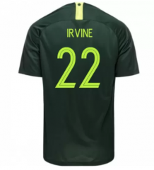 Australia 2018 FIFA World Cup Away Irvine Soccer Jersey Shirt
