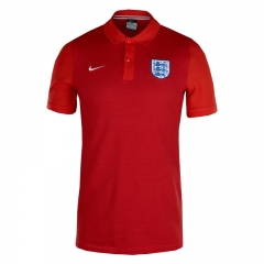 England 2018 World Cup Red Polo Shirt