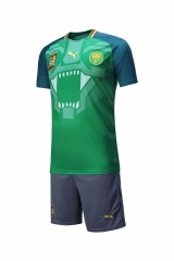 Cameroon 2018 World Cup Home Soccer Jersey Uniform (Shirt+shorts)