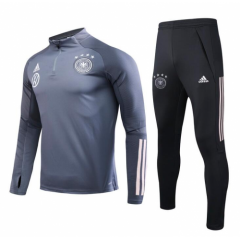 2020 Euro Germany Grey Tracksuits Top and Pants