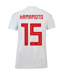 Japan 2018 World Cup Away Kamamoto Soccer Jersey Shirt