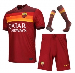 20-21 AS Roma Home Soccer Full Kits