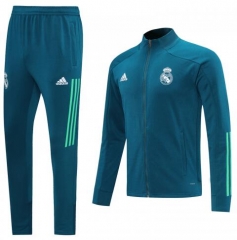 20-21 Real Madrid Blue Training Jacket and Pants