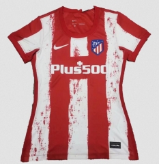 Women 21-22 Atletico Madrid Home Soccer Jersey Shirt