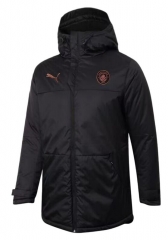 21-22 Manchester City Black Long Winter Jacket