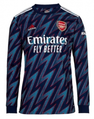 Long Sleeve 21-22 Arsenal Third Soccer Jersey Shirt