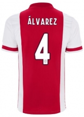 Edson Alvarez 4 Ajax 20-21 Home Soccer Jersey Shirt