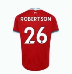 Andy Robertson 26 Liverpool 20-21 Home Soccer Jersey Shirt