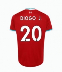 Diogo Jota 20 Liverpool 20-21 Home Soccer Jersey Shirt