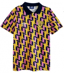 Retro 88-89 Scotland Away Soccer Jersey Shirt
