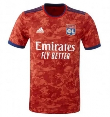 Player Version 21-22 Lyon Away Soccer Jersey Shirt
