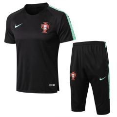 Portugal FIFA World Cup 2018 Black Short Training Suit