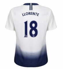 18-19 Tottenham Hotspur LLORENTE 18 Home Soccer Jersey Shirt