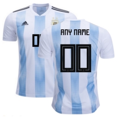 Argentina 2018 World Cup Home Personalized Soccer Jersey Shirt