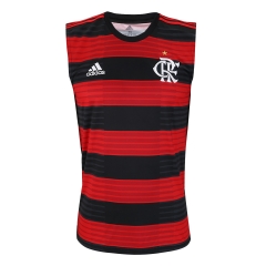 18-19 CR Flamengo Home Vest Soccer Jersey Shirt