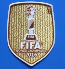 2016 Argentina THE WORLD FOOTBALL FIVES Champions Golden Patch