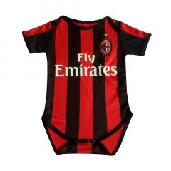 18-19 AC Milan Home Infant Soccer Jersey Shirt Suit