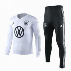 2019 FIFA World Cup Germany Training Suit (White Sweat Shirt + Pants)