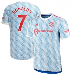 Ronaldo #7 Player Version 21-22 Manchester United Away Soccer Jersey Shirt