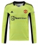 Long Sleeve 21-22 Manchester United Green Goalkeeper Soccer Jersey Shirt