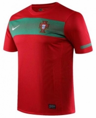 Retro 2010 Portugal Home Soccer Jersey Shirt