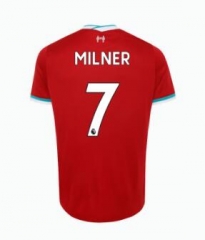 James Milner 7 Liverpool 20-21 Home Soccer Jersey Shirt