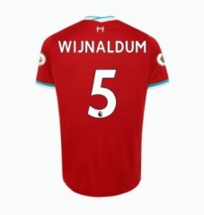 Georginio Wijnaldum 5 Liverpool 20-21 Home Soccer Jersey Shirt