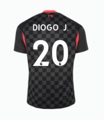 Diogo Jota 20 Liverpool 20-21 Third Soccer Jersey Shirt