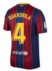 GUARDIOLA 4 Barcelona 20-21 Home Soccer Jersey Shirt