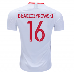 Poland 2018 World Cup Home Jakub Blaszczykowski Soccer Jersey Shirt